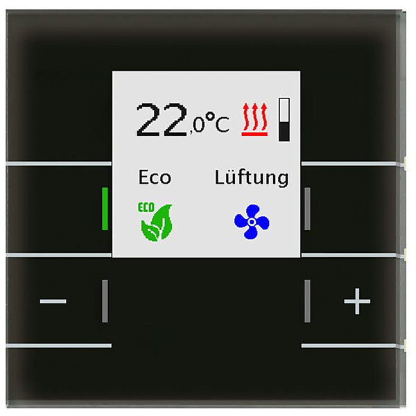 MDT technologies Glas Raumtemperaturregler Smart, sw SCN-RTRGS.02S